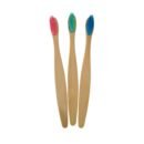 Eco-Friendly Bamboo Toothbrushes for Kids: Ultra Soft - Pink and Blue