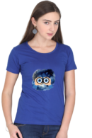 Star gazing : Cute Cotton Round Neck T-Shirts for Women
