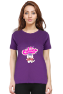 Cutie Round Neck T-Shirt for Women, half sleeves, 100% cotton