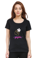 Gorgeous Chic: Round Neck T-Shirts for Women in 100% Cotton