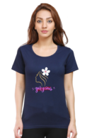 Gorgeous Chic: Round Neck T-Shirts for Women in 100% Cotton