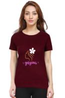 Gorgeous Chic: Round Neck T-Shirts for Women in 100% Cotton