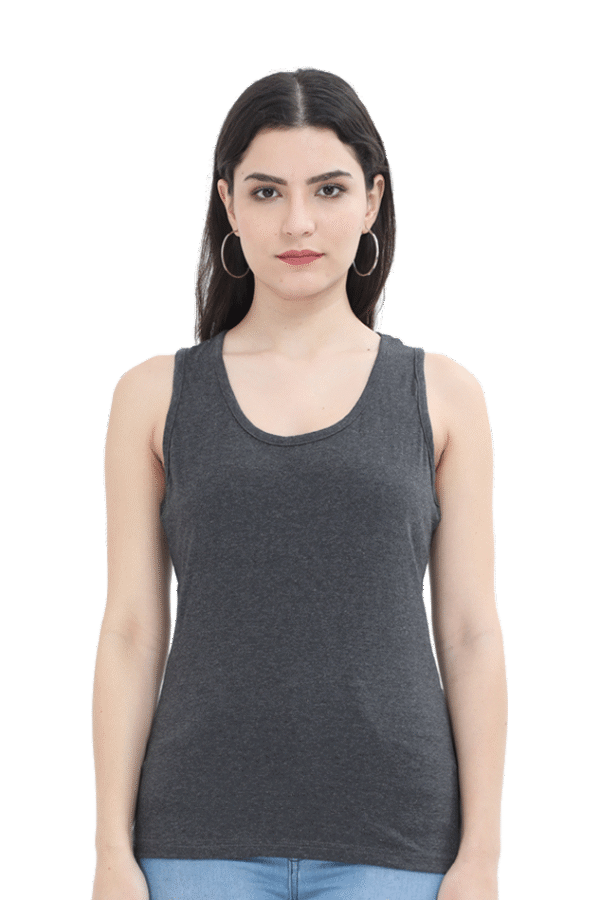 Women's Tank Top, All Sizes, color pink, white , black, grey - Image 2